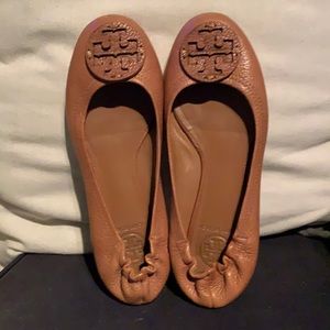 Tory Burch tan flats-size 7.5